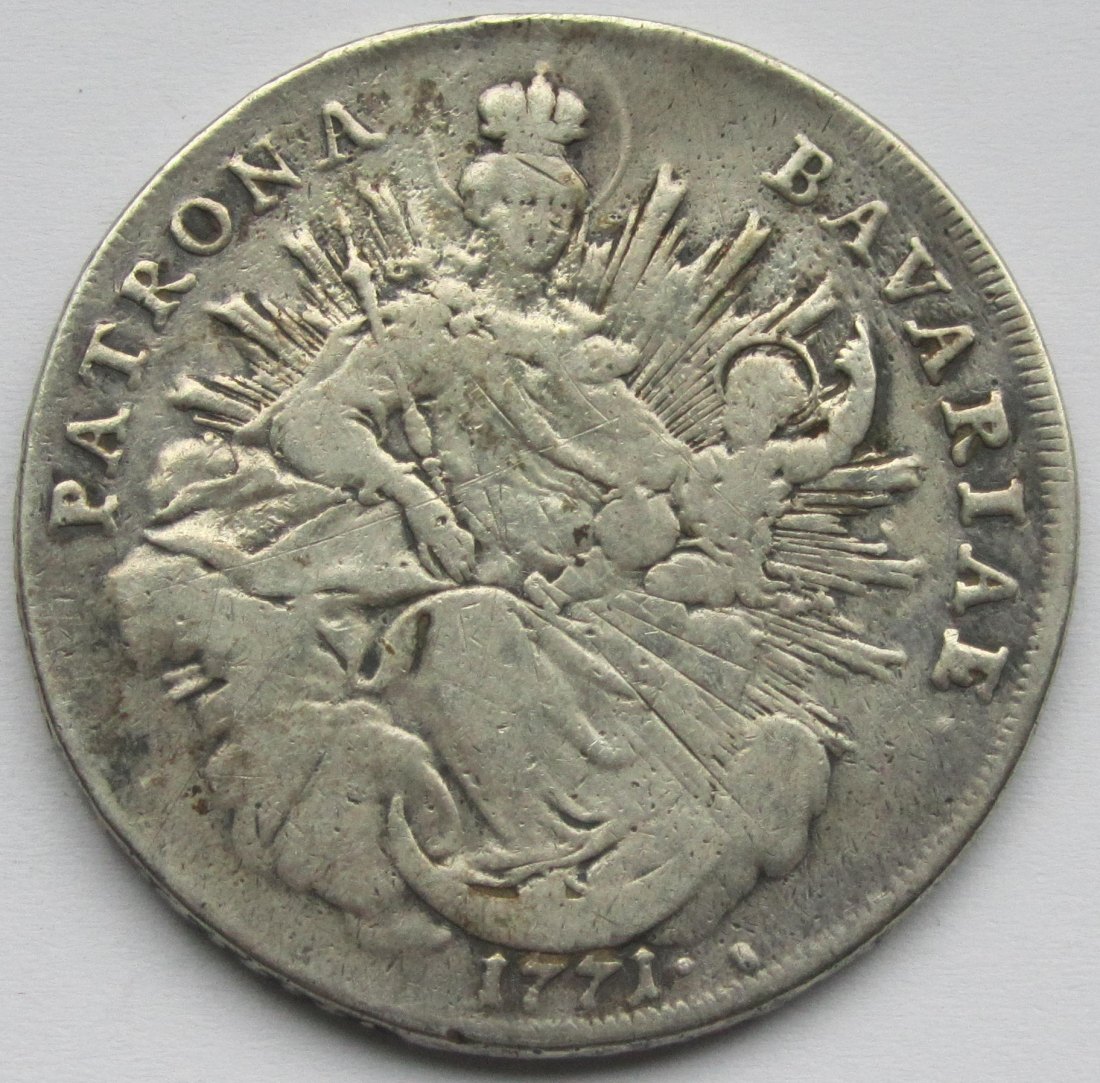  Bayern: 1 Taler Maximilian III. Joseph 1771   