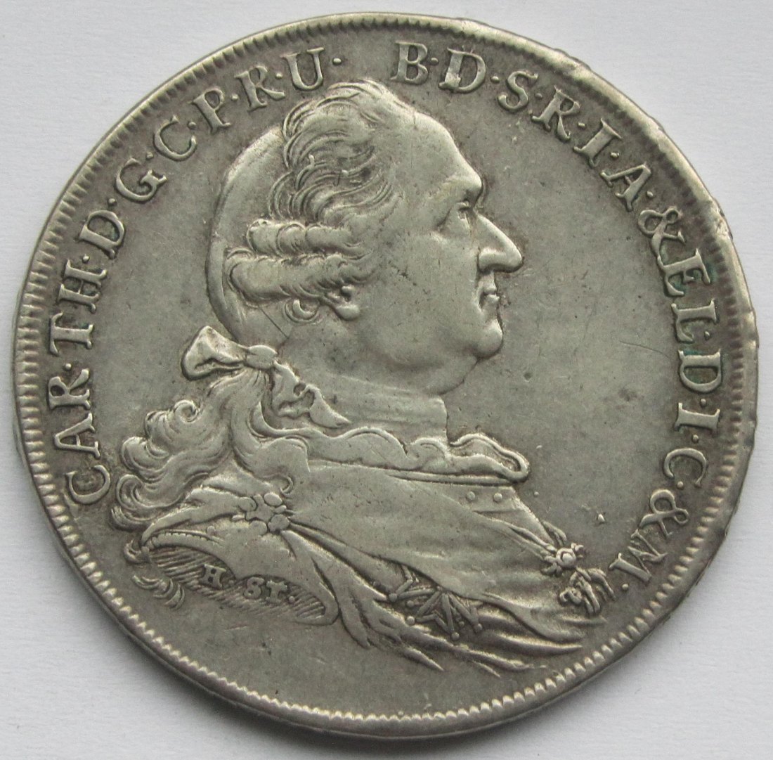  Bayern: 1 Taler Karl Theodor 1778   