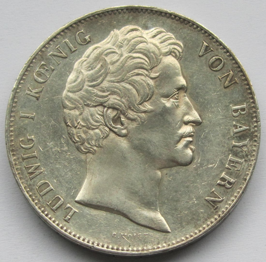  Bayern: 2 Taler Hochzeit 1842   