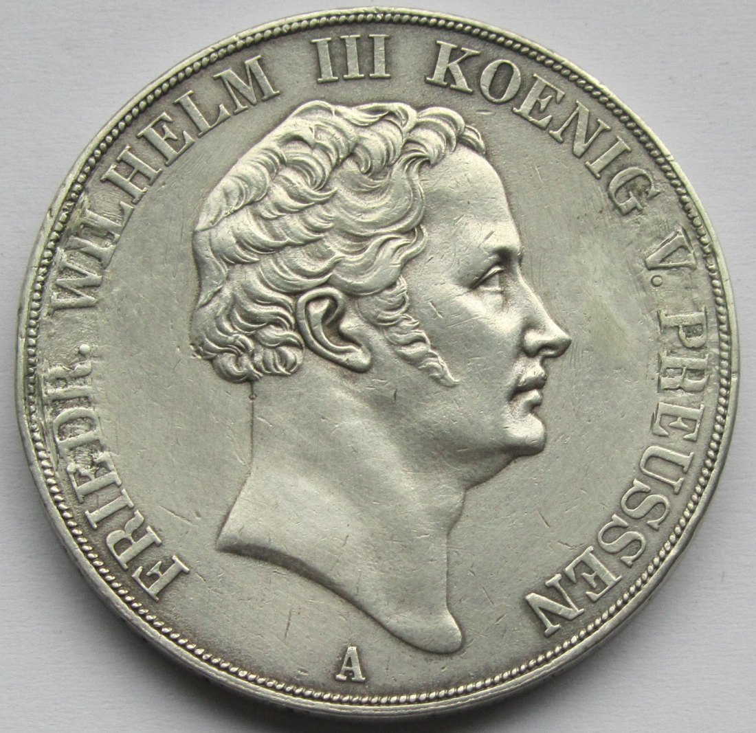  Preußen: 2 Taler Friedrich Wilhelm III. 1839   