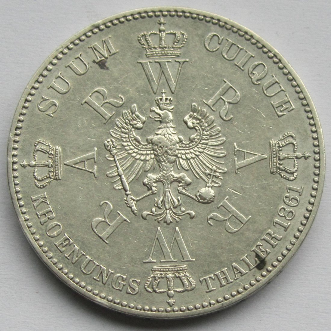  Preußen: Krönungstaler 1861   