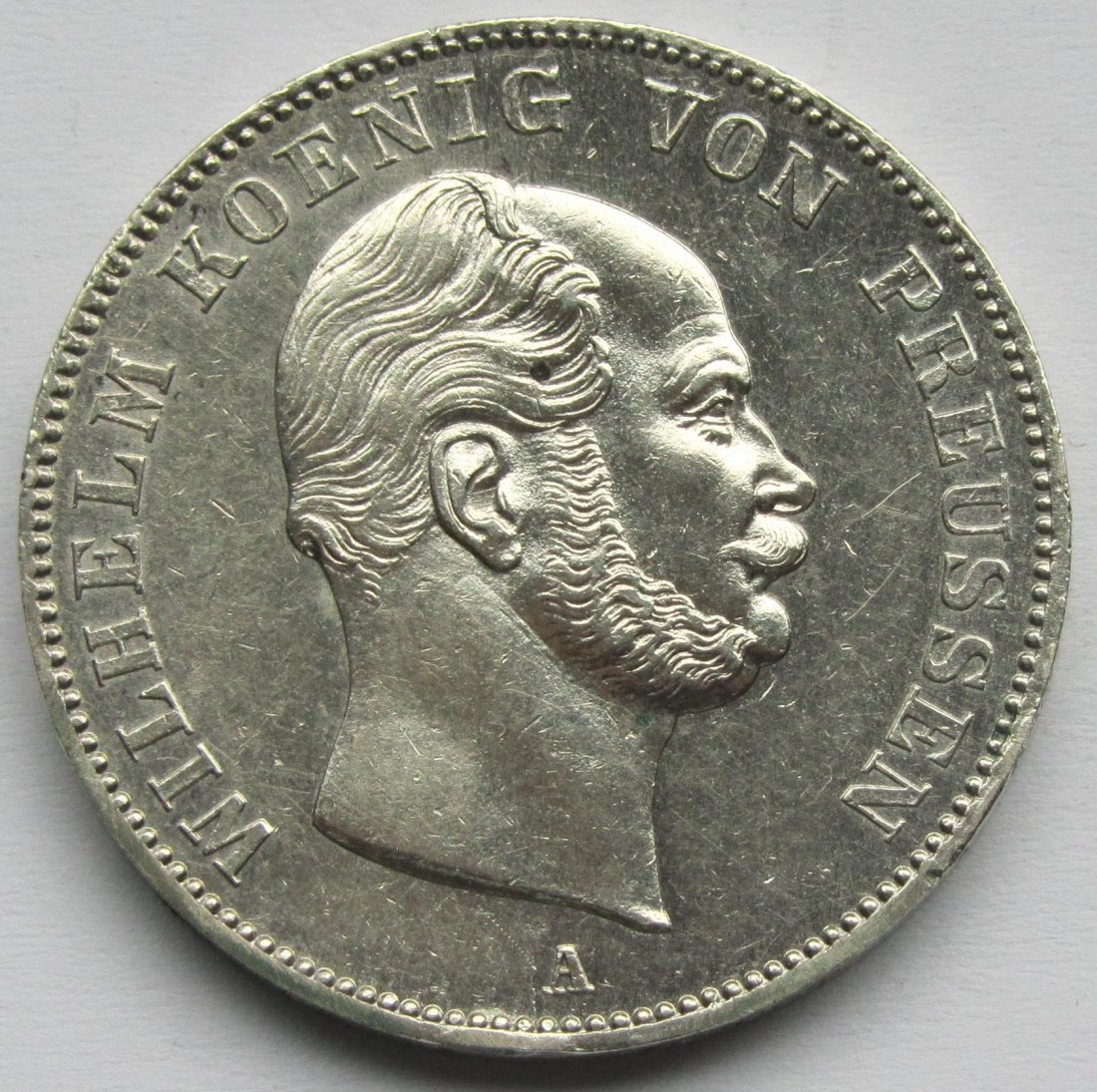  Preußen: 1 Taler Wilhelm 1861   