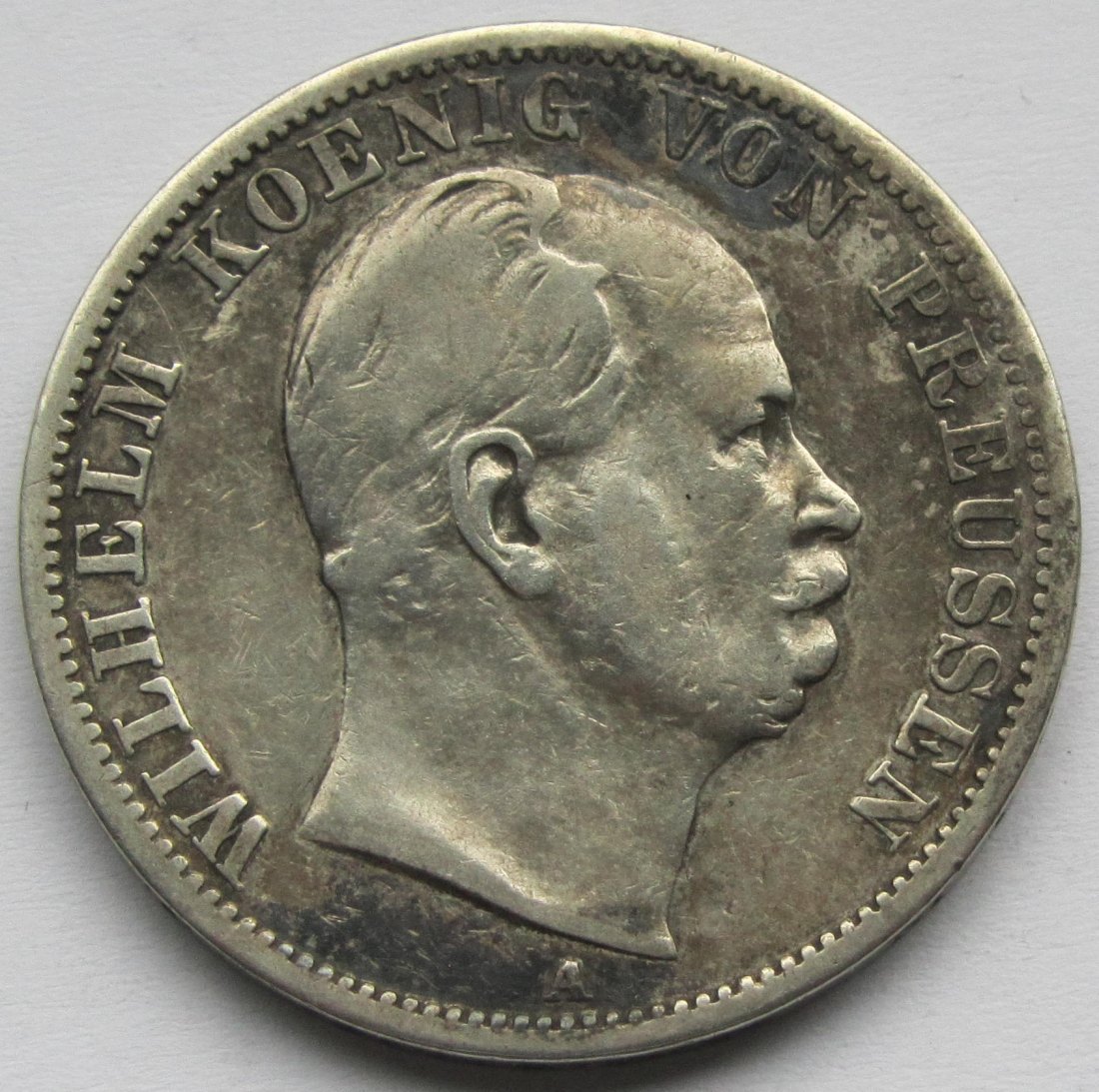  Preußen: 1 Taler Wilhelm 1868   