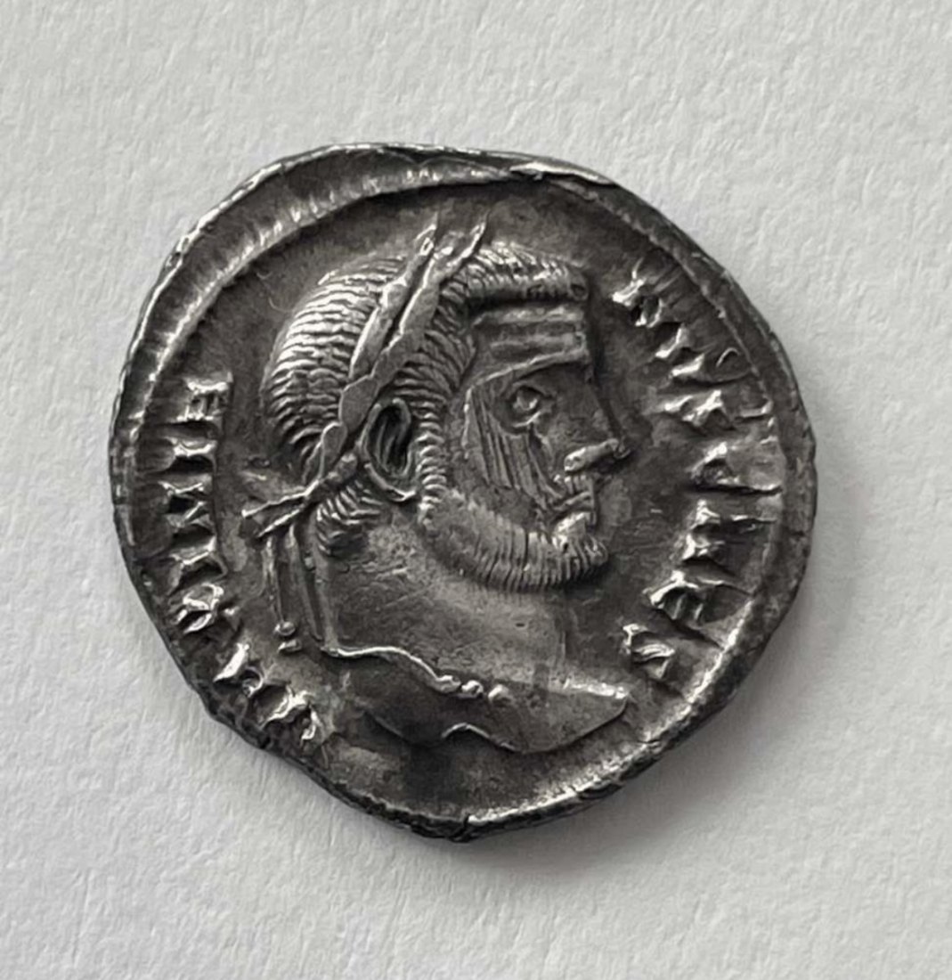Carthago Argenteus Maximianus II Galerius .. SELTEN!