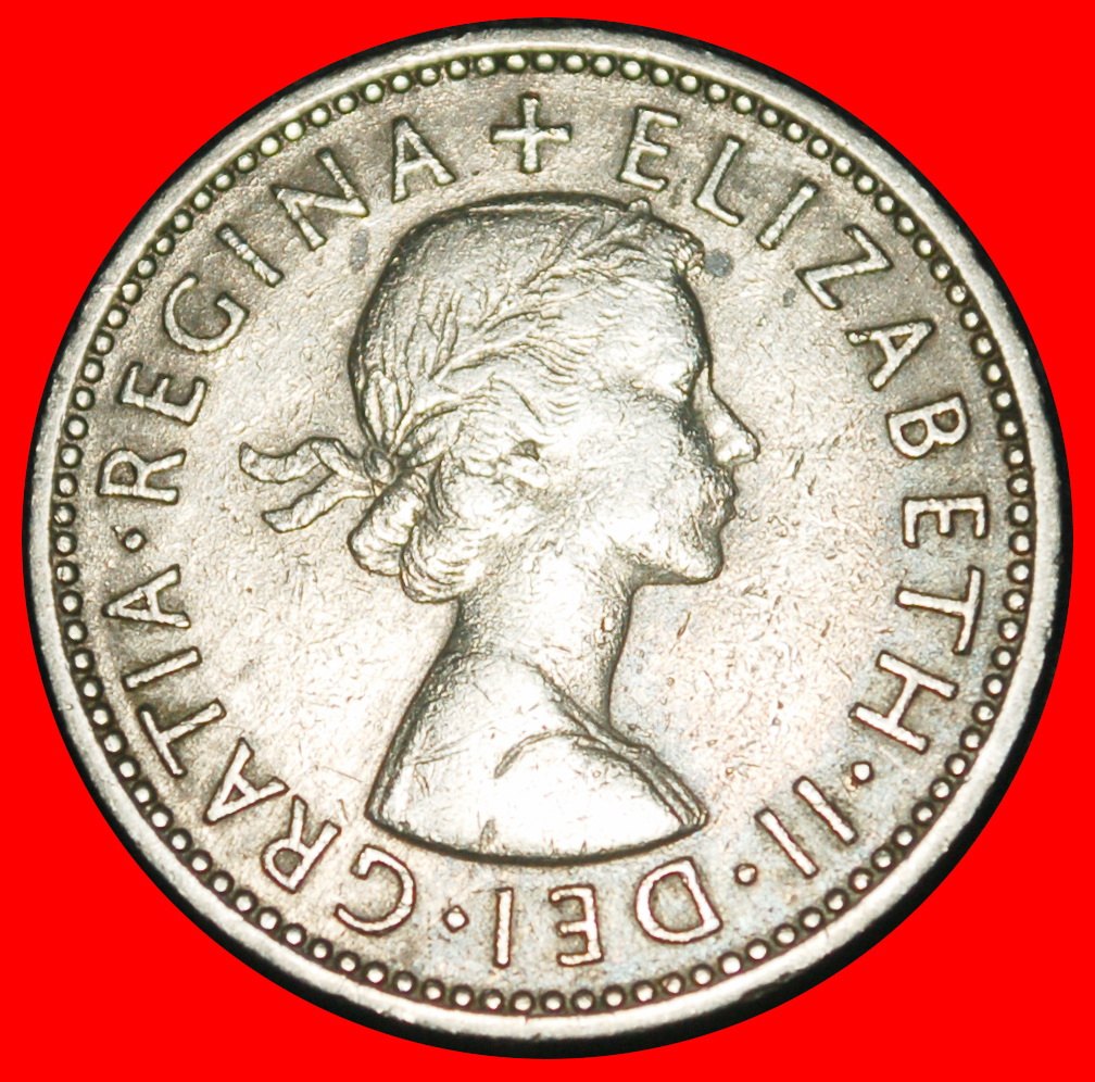  Ⰶ ENGLISCHER (1954-1970): GROSSBRITANNIEN★1 SHILLING 1959! ELISABETH II. (1953-2022)★OHNE VORBEHALT!   