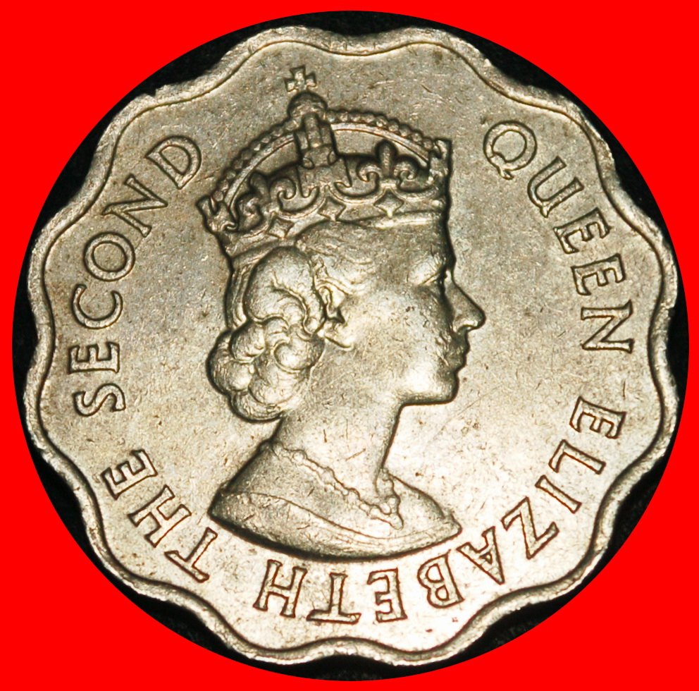  Ⰶ GROSSBRITANNIEN (1954-1978): MAURITIUS ★ 10 CENT 1971! ELISABETH II. (1953-2022) ★OHNE VORBEHALT!   
