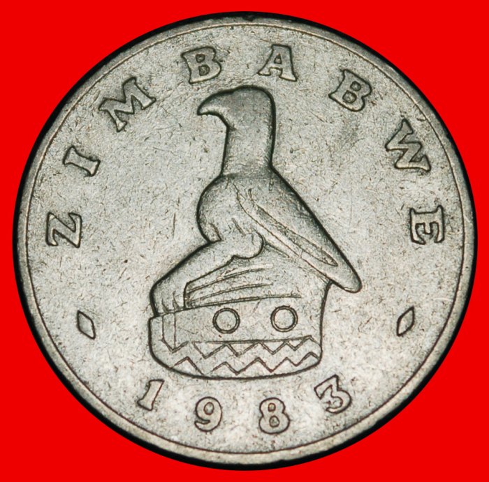  Ⰶ GROSSBRITANNIEN (1980-1997): SIMBABWE ★ 20 CENT 1983 BRÜCKE! ★OHNE VORBEHALT!   
