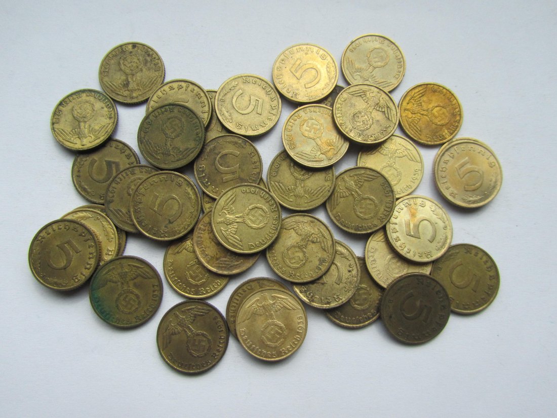  Deutsches Reich: 40 x 5 Pfennig (Jaeger 363)   