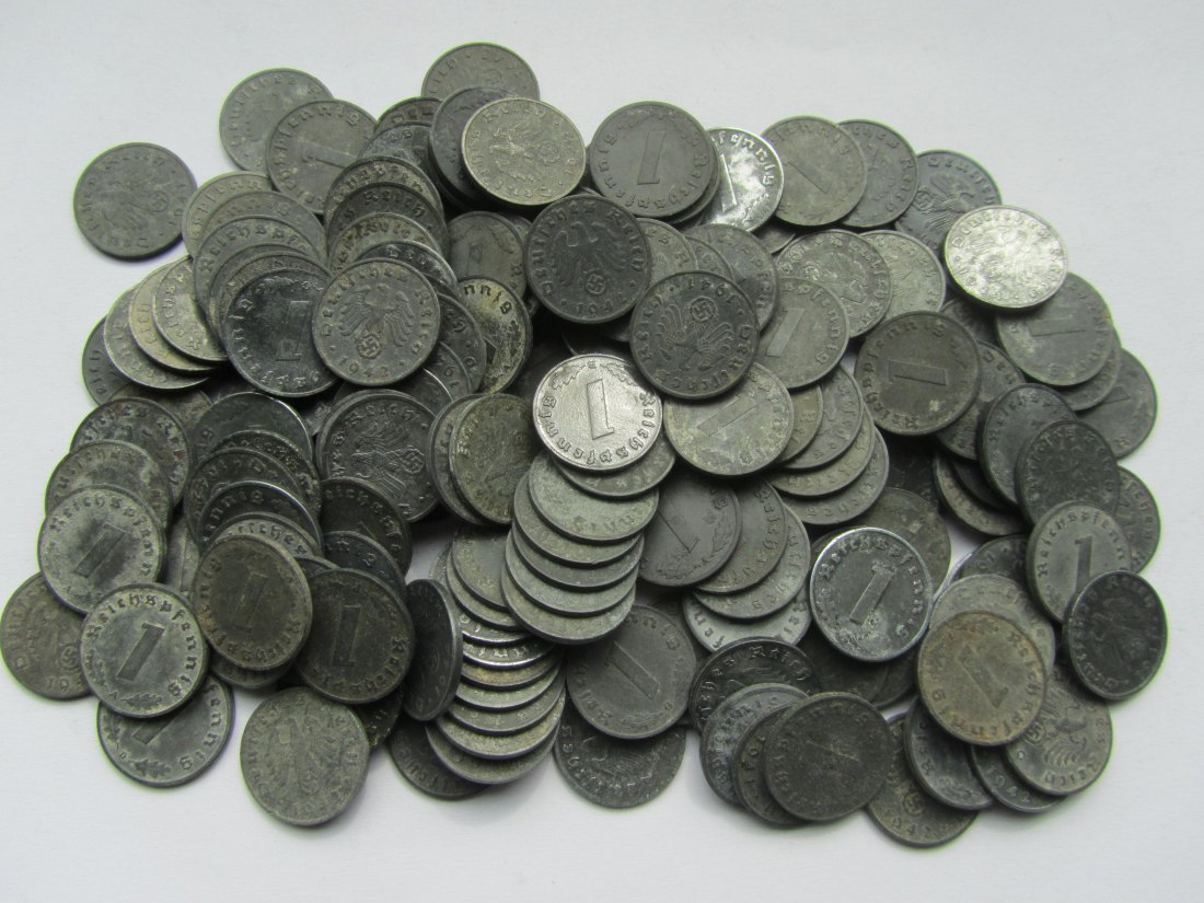  Deutsches Reich: 150 x 1 Pfennig Zink (Jaeger 369)   