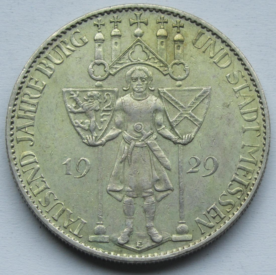  Weimarer Republik: 5 Mark Meißen (Jaeger 339), 1929   