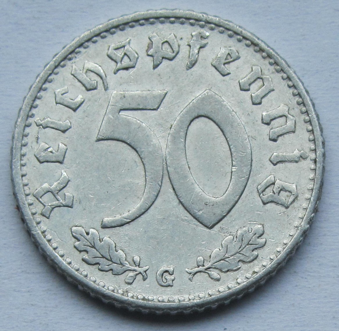  Deutsches Reich: 50 Pfennig 1944 G   