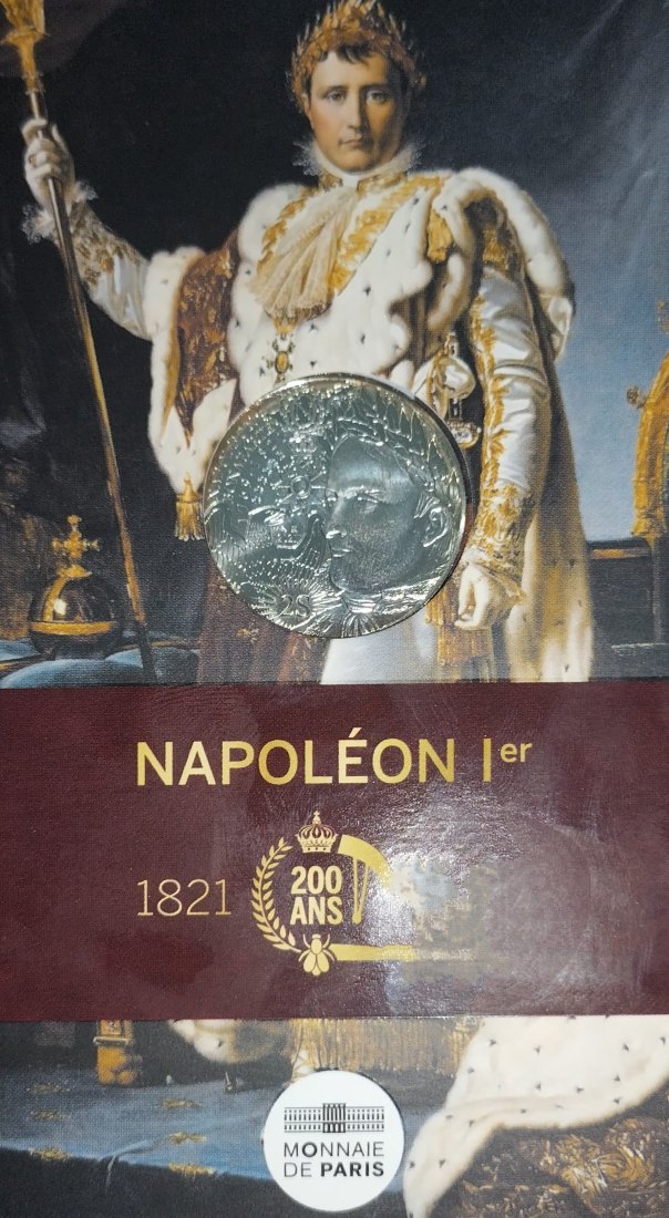  Frankreich 10 Euro 2021 - 200. Todestag Napoleon I.   