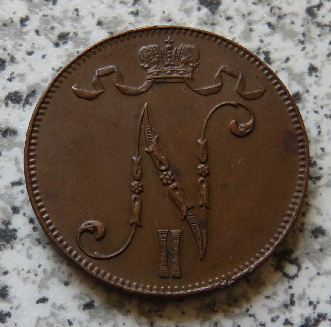  Finnland 5 Penniä 1916   