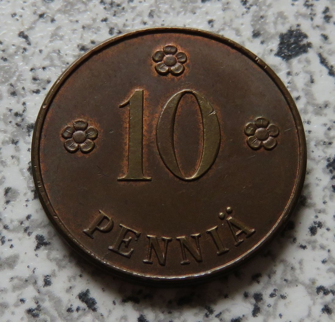  Finnland 10 Penniä 1920   