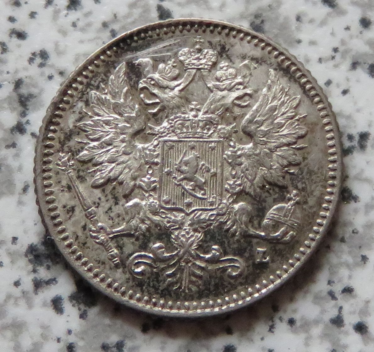  Finnland 25 Penniä 1894, Erhaltung   