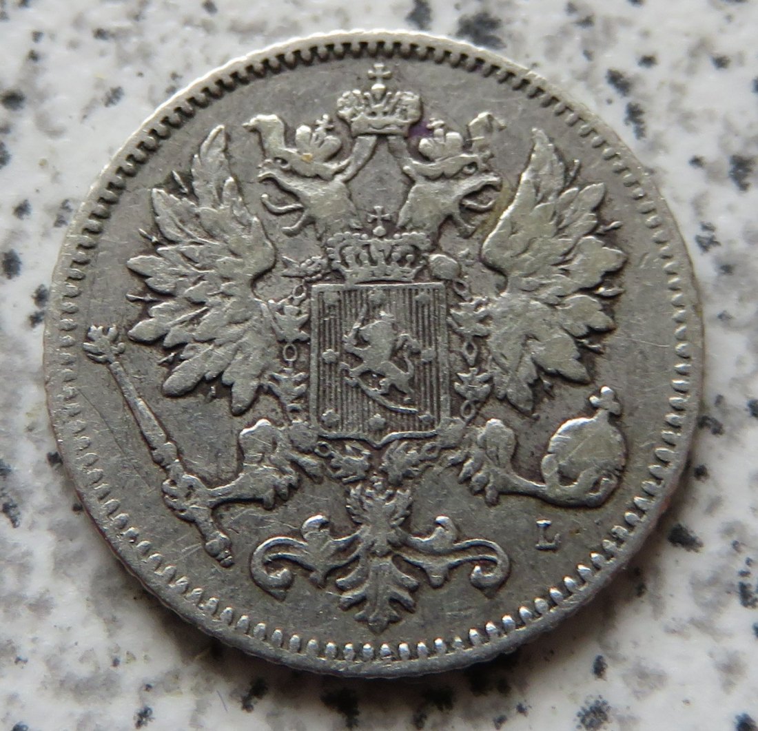  Finnland 25 Penniä 1898   