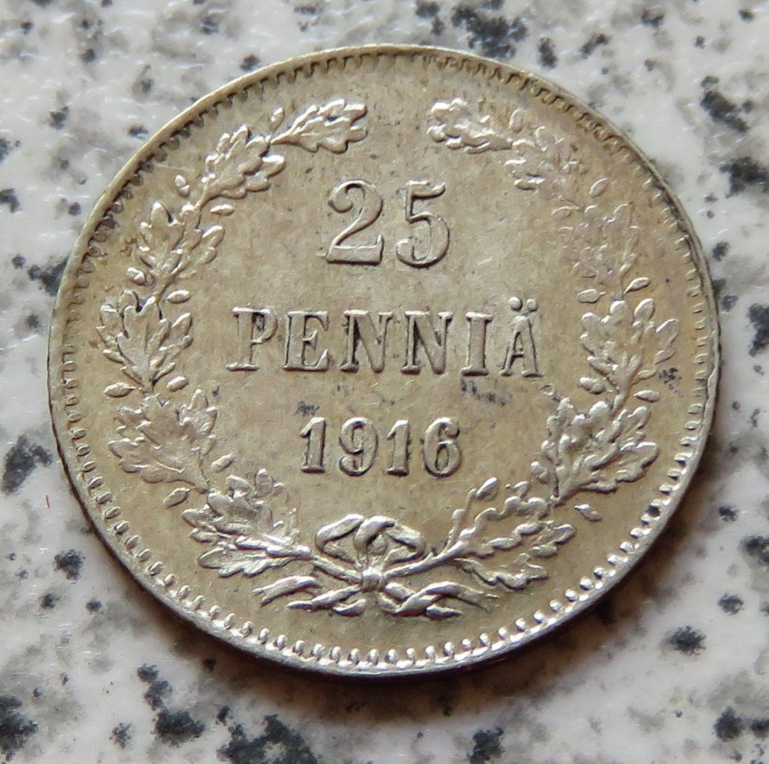  Finnland 25 Penniä 1916   