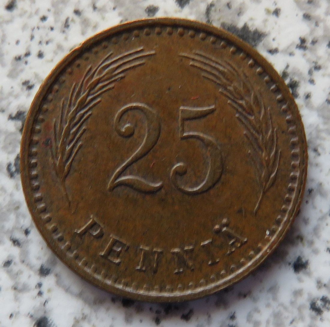  Finnland 25 Penniä 1941   