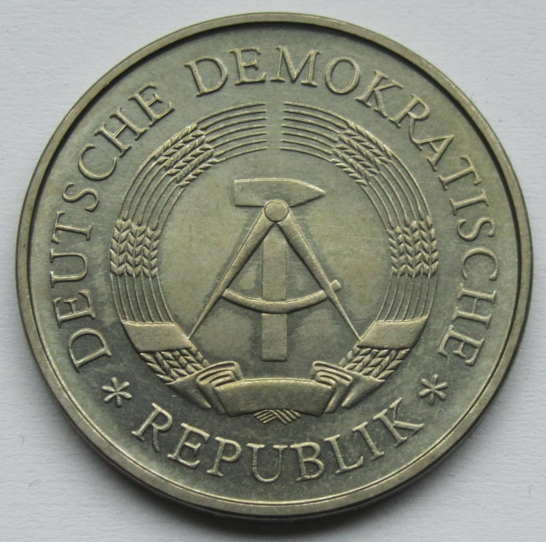  DDR: 5 Mark 20 Jahre DDR 1969, Ausgabe in Kupfer-Nickel   