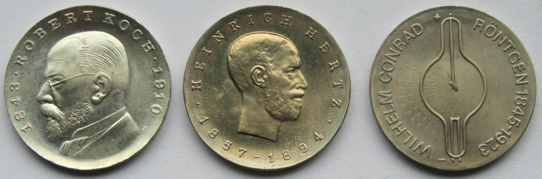  DDR: 5 Mark Koch/Hertz/Röntgen   