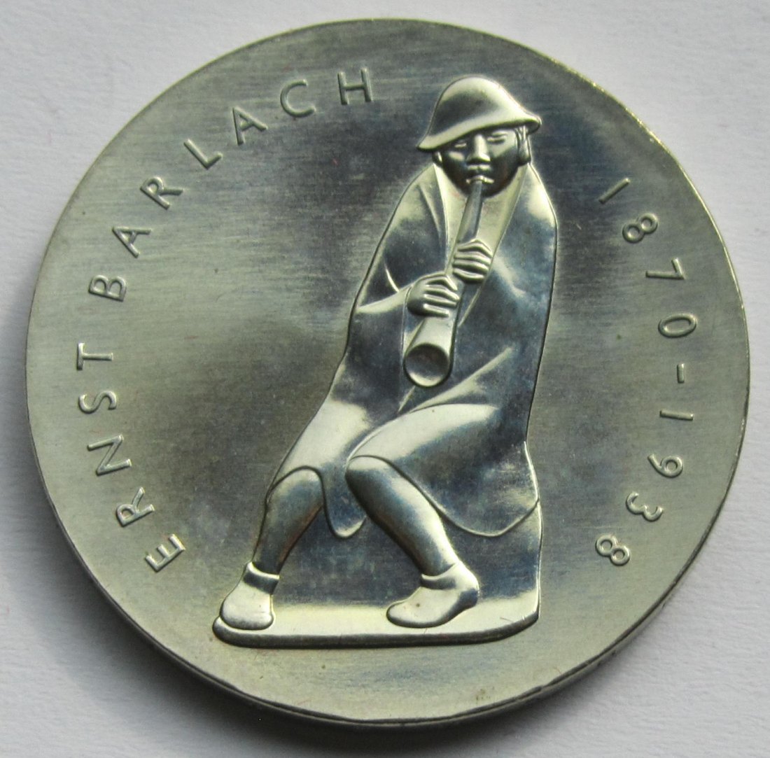  DDR: 5 Mark Barlach 1988   