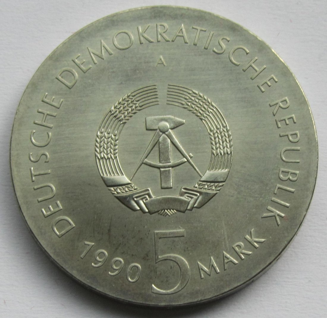 DDR: 5 Mark Tucholsky 1990   