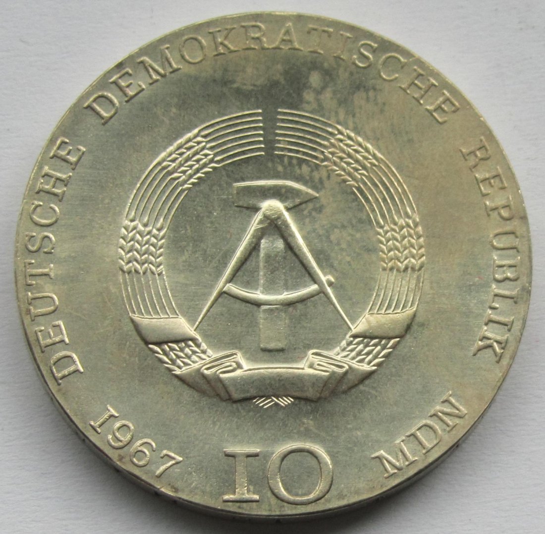  DDR: 10 Mark Kollwitz 1967   