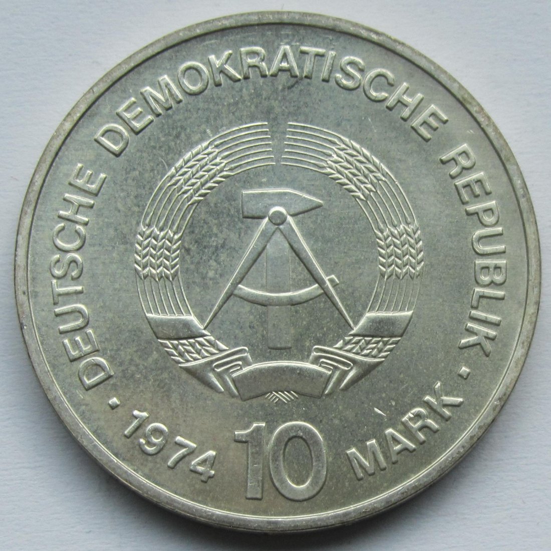  DDR: 10 Mark Städtemotiv 1974   