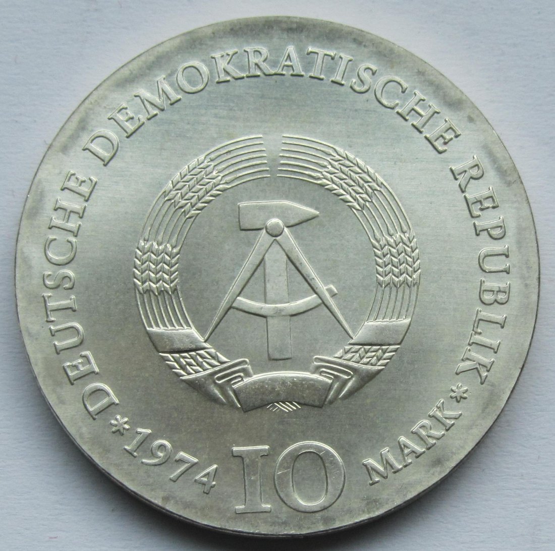  DDR: 10 Mark C. D. Friedrich 1974   