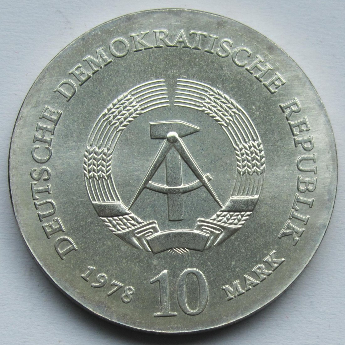 DDR: 10 Mark Liebig 1978   