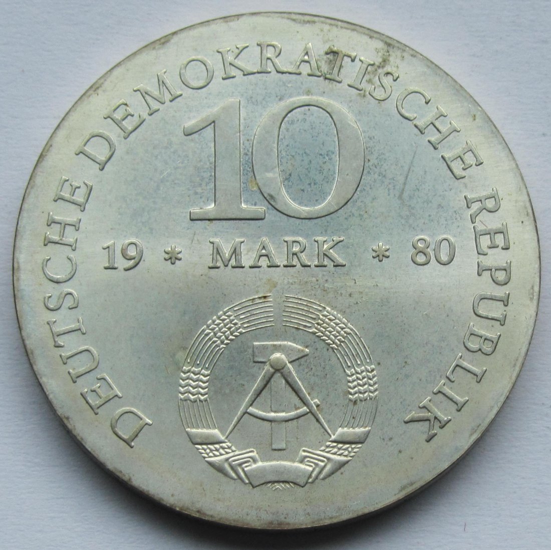  DDR: 10 Mark Scharnhorst 1980   