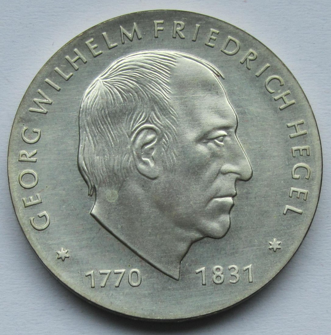  DDR: 10 Mark Hegel 1981   