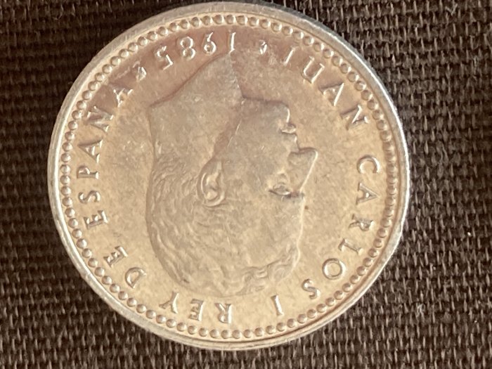  Münze Umlaufmünze Spanien 1 Peseta 1985   