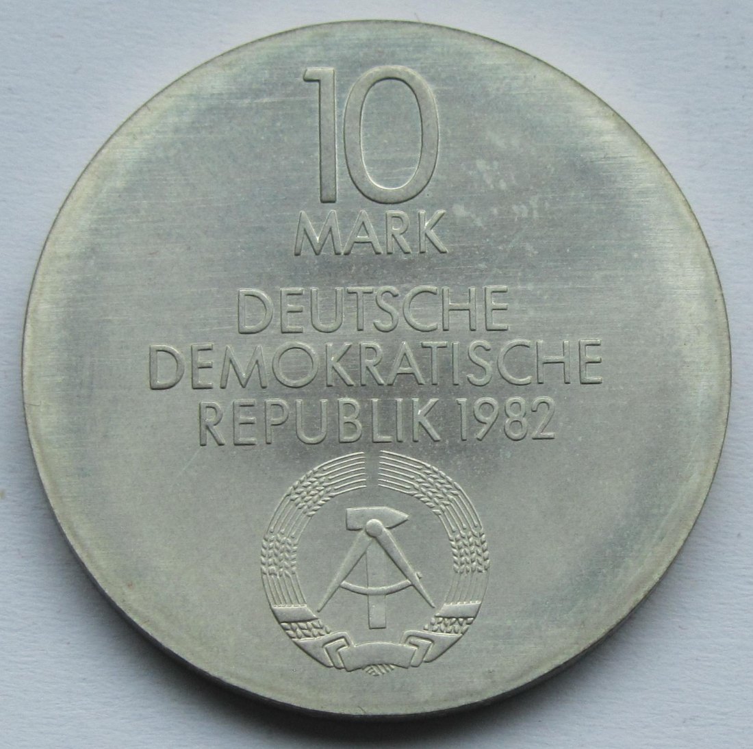  DDR: 10 Mark Gewandhaus 1982   