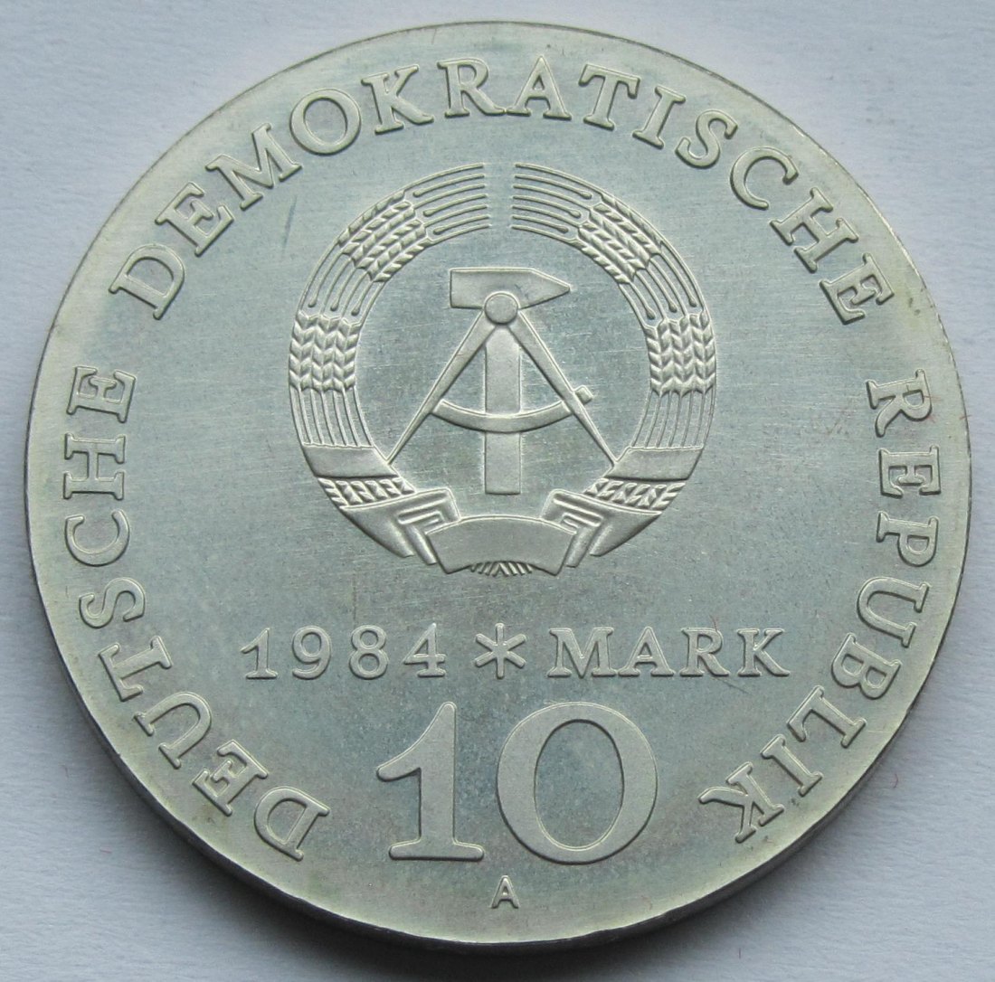  DDR: 10 Mark Brehm 1984   