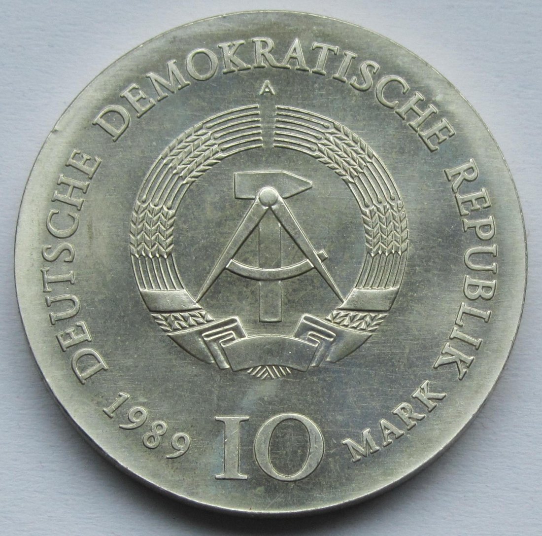  DDR: 10 Mark Schadow 1989   