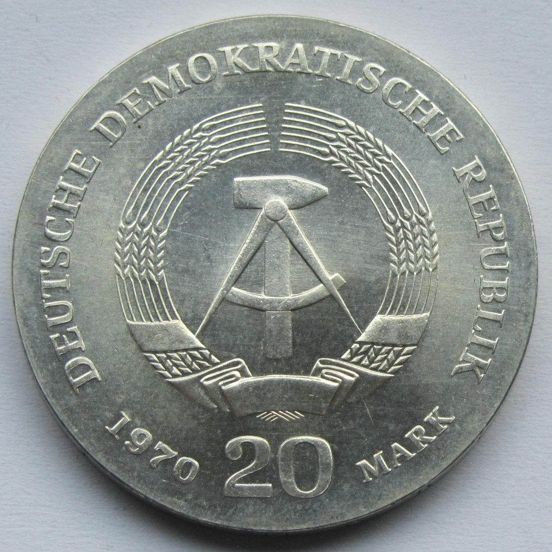  DDR: 20 Mark Engels 1970   