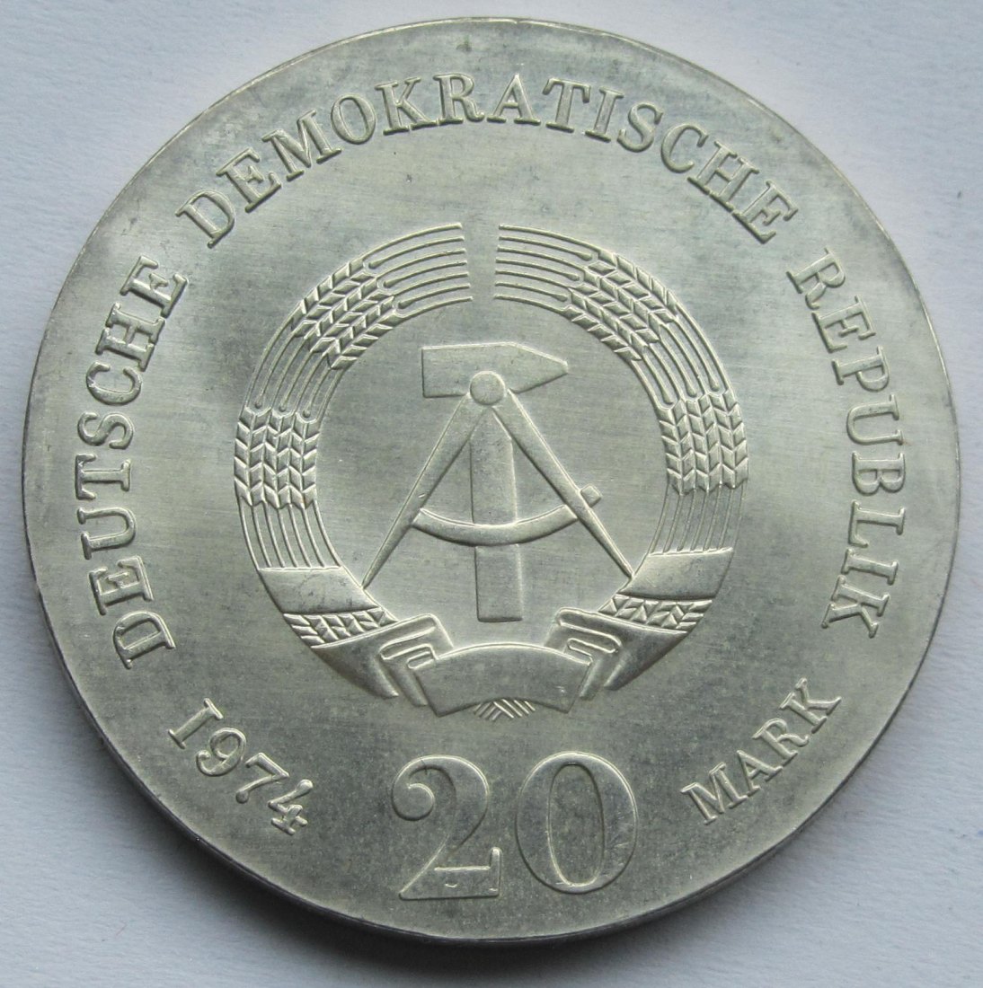  DDR: 20 Mark Kant 1974   