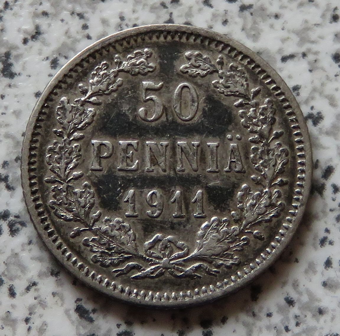  Finnland 50 Penniä 1911   