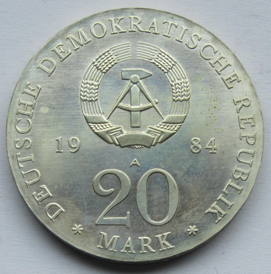  DDR: 20 Mark Händel 1984   