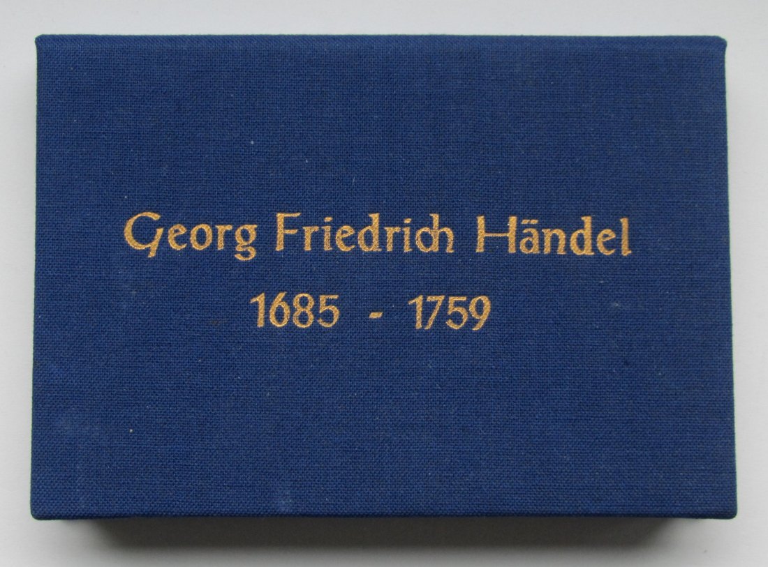  DDR: Medaillen-Box Händel 1985   