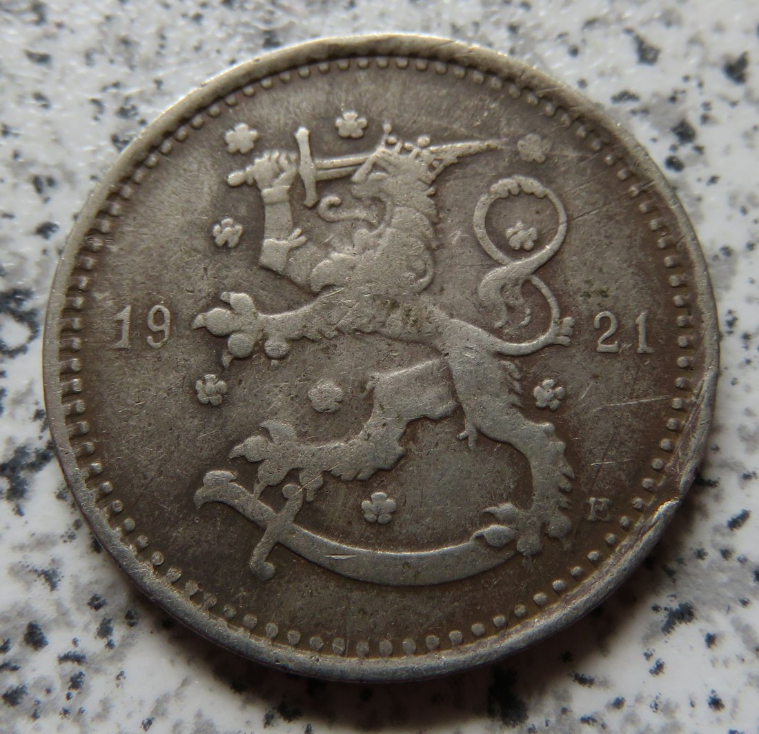  Finnland 1 Markka 1921 H   