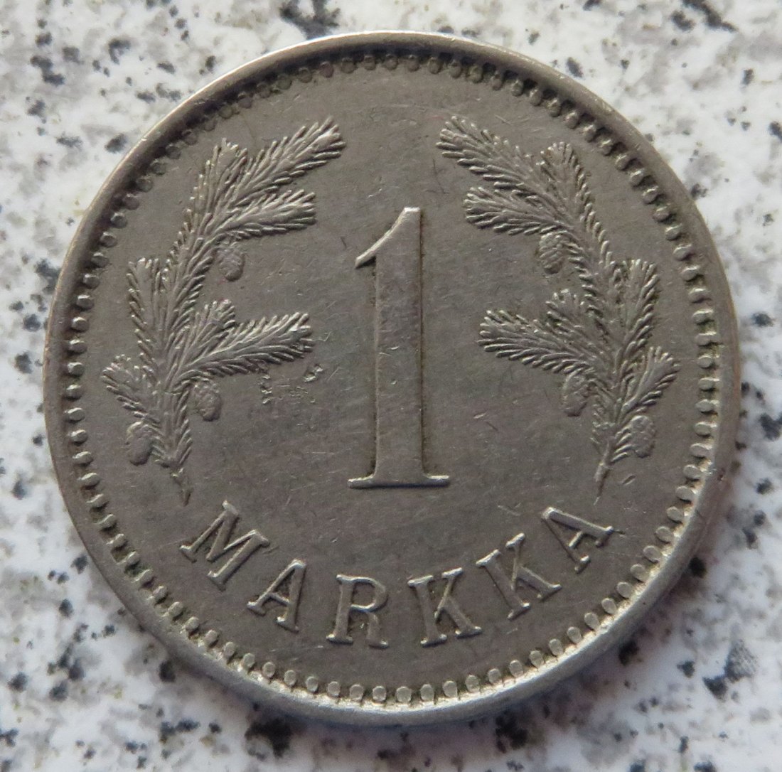  Finnland 1 Markka 1922 Herz   