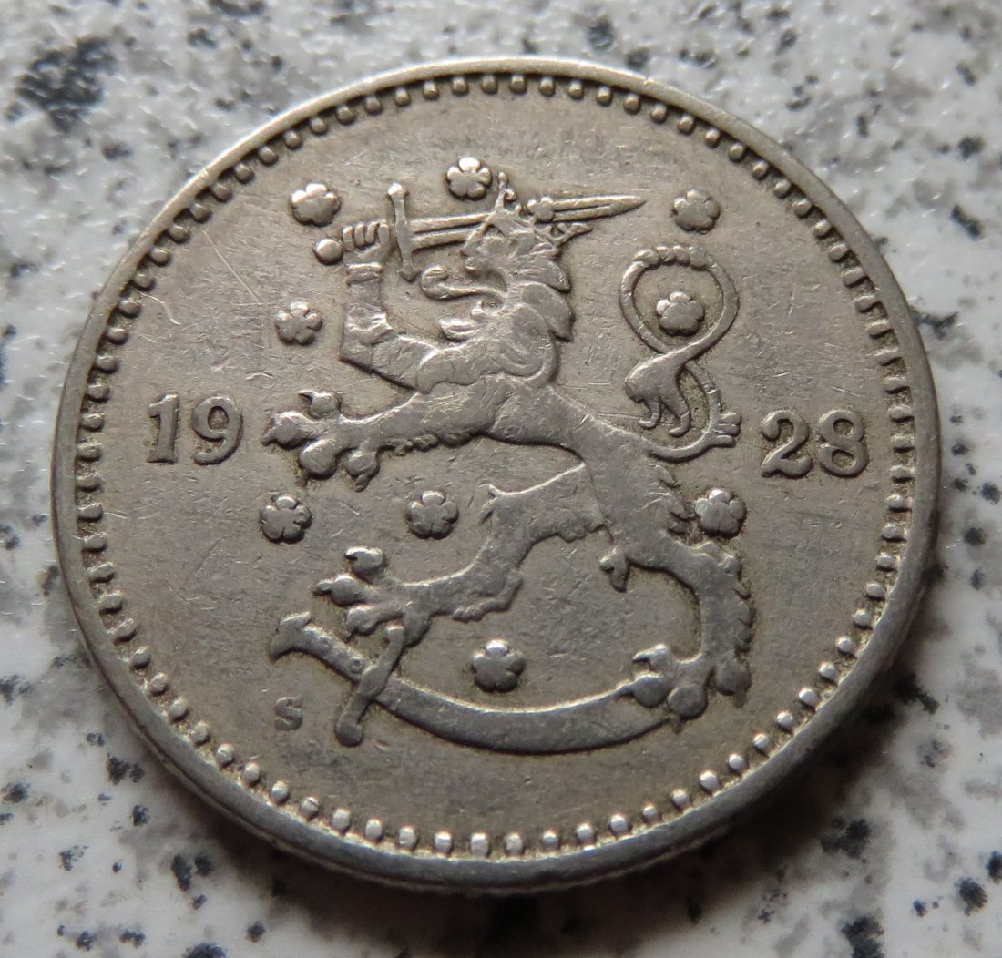  Finnland 1 Markka 1928 S   