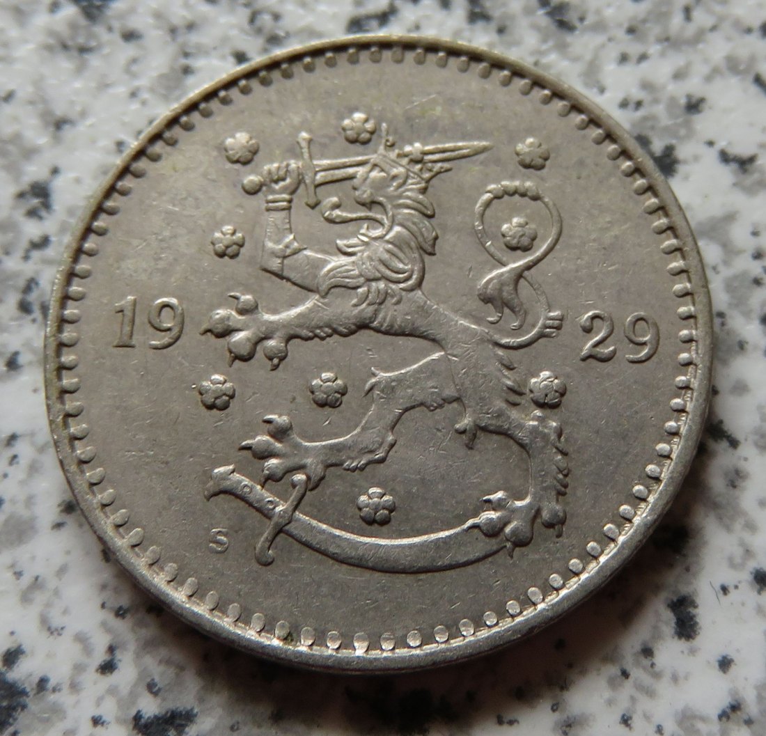  Finnland 1 Markka 1929 S   