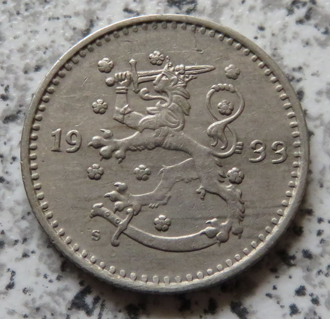  Finnland 1 Markka 1933 S   