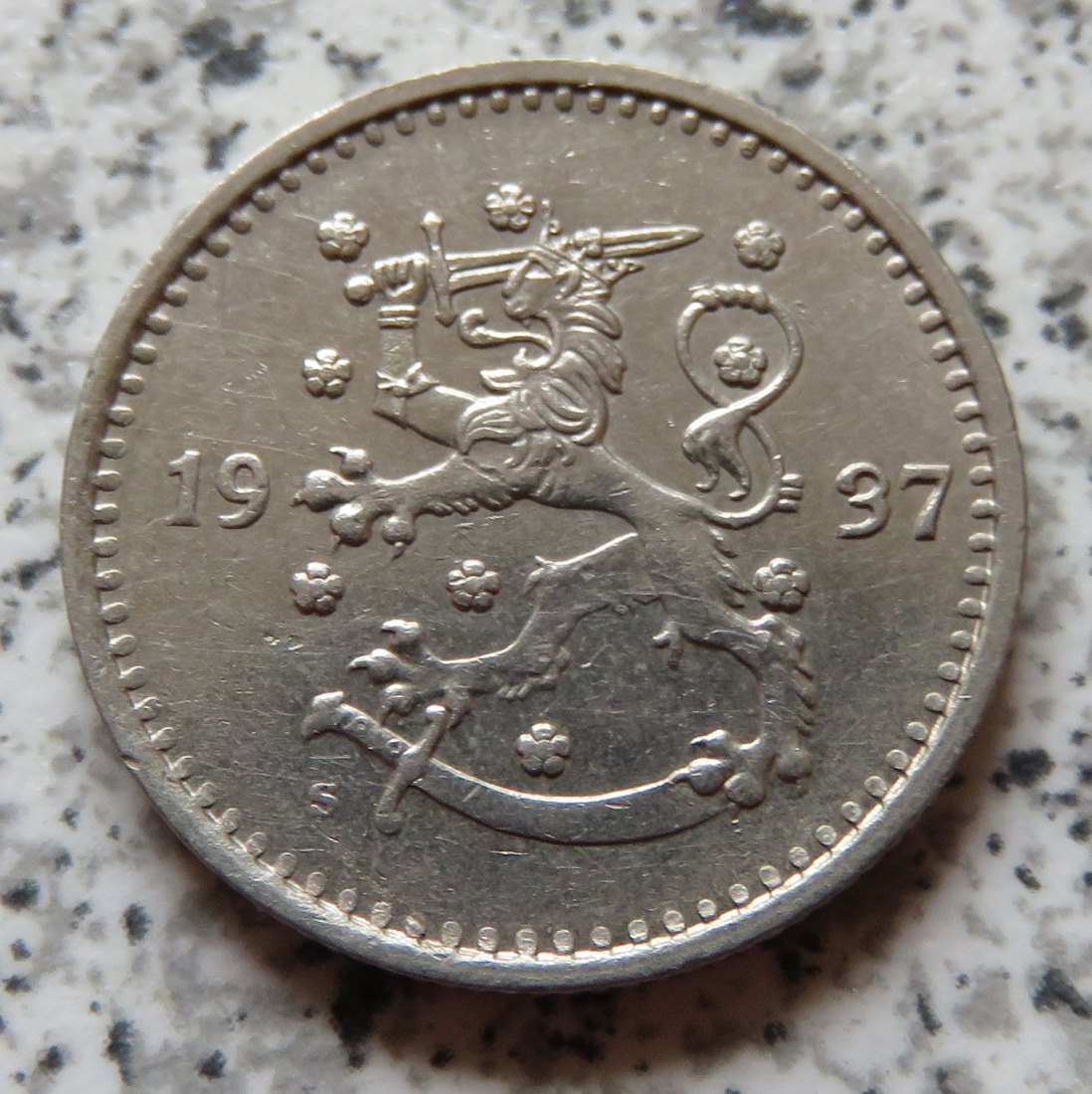 Finnland 1 Markka 1937 S   