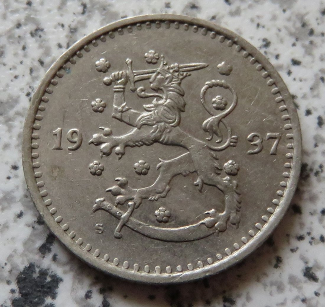  Finnland 1 Markka 1937 S   