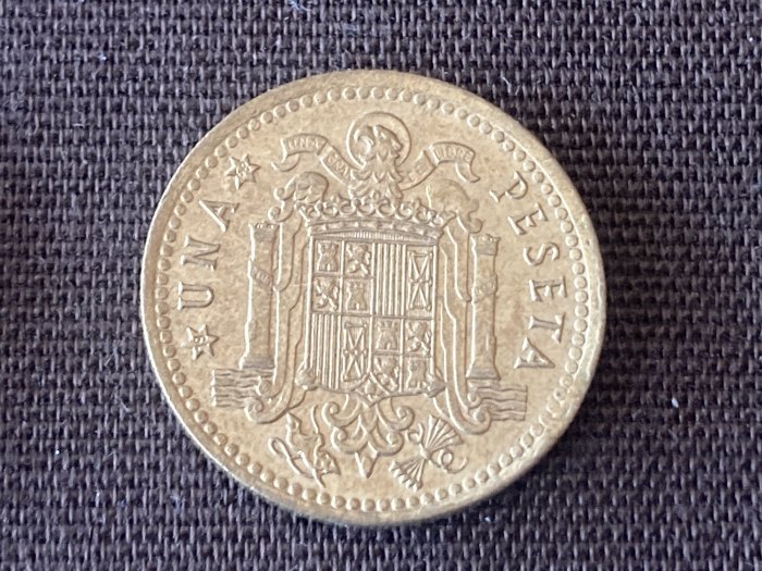 Münze Umlaufmünze Spanien 1 Peseta 1966 1968