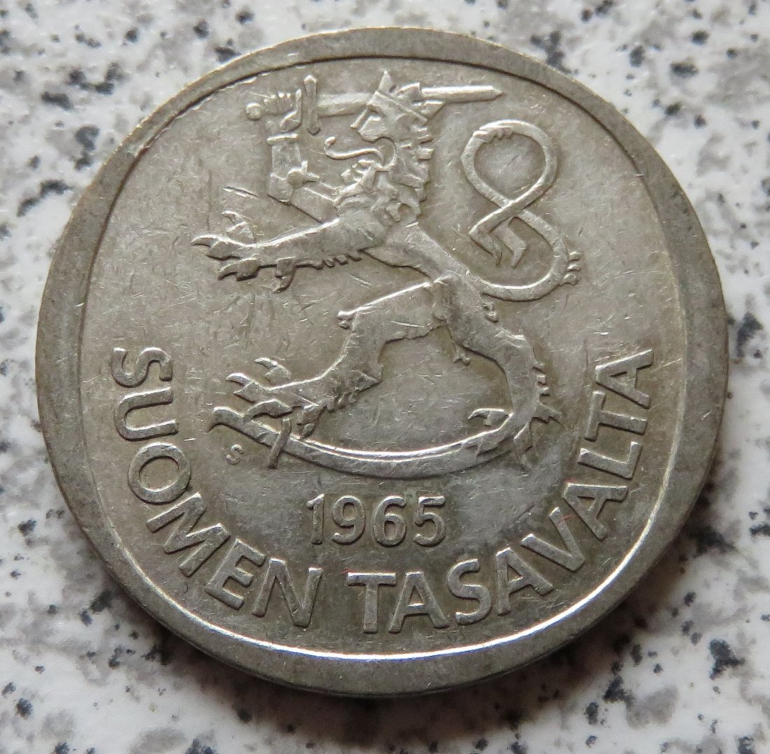 Finnland 1 Markka 1965   
